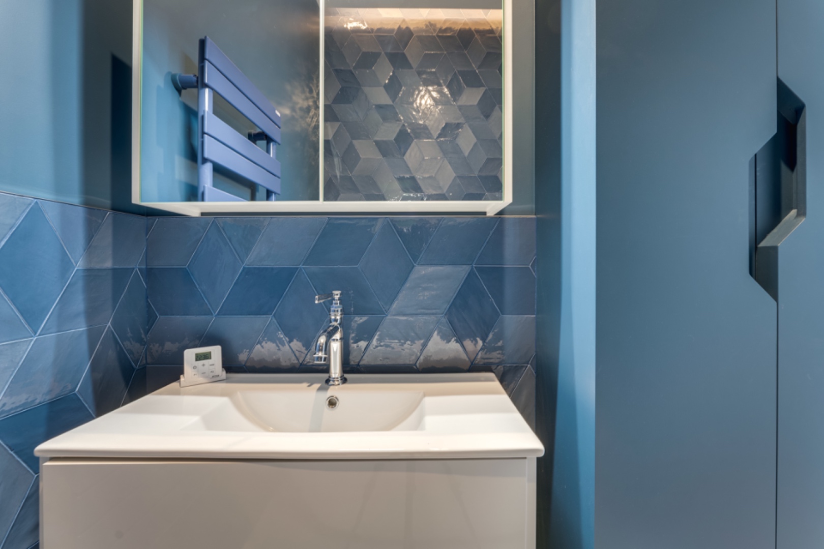 Bath vanity and mirror